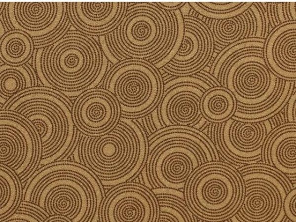 108 Get Back Circles Quilt Backing - Brown