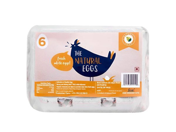 Fresh White Eggs