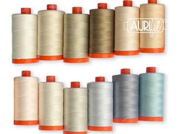 Aurifil 50wt Signature Style Thread Collection (12 Spools)