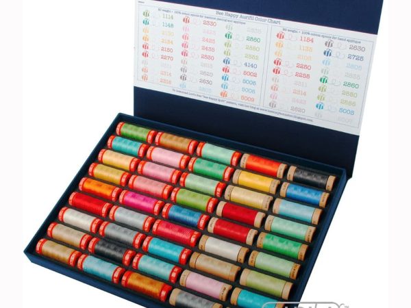 Aurifil Bee Happy 50wt/80wt Cotton Thread Collection