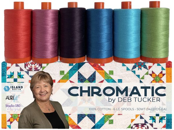Aurifil Chromatic 6 Spool Thread Collection