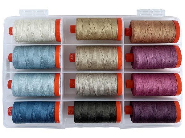 Aurifil English Garden 12 Spool Thread Collection