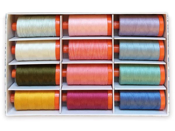 Aurifil, English Garden 12 Spool Thread Collection