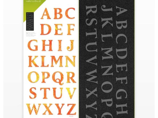 Accuquilt GO! Alphabet Letters or Numbers Dies
