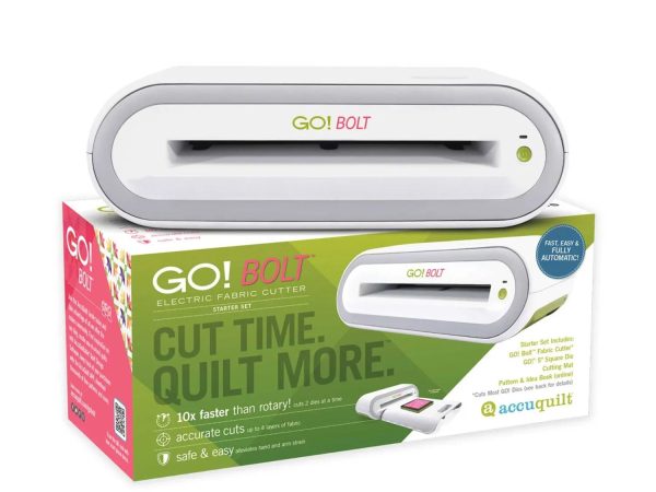 AccuQuilt GO! Bolt Electric Fabric Cutter Starter Set