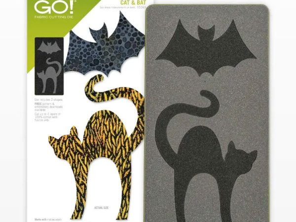 Accuquilt GO! Cat & Bat Die