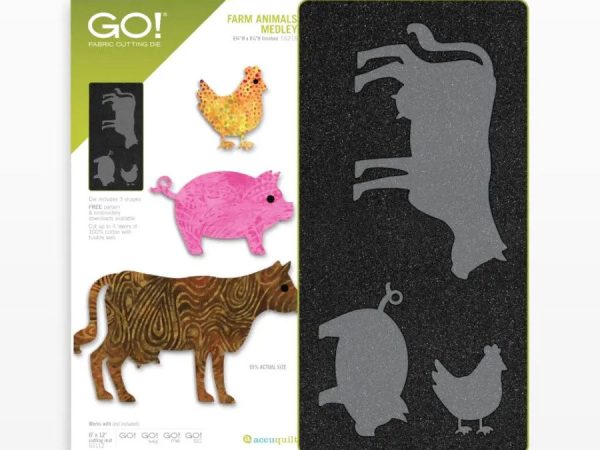 Accuquilt GO! Farm Animals Medley Die