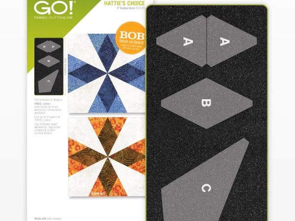 Accuquilt GO! Hattie’s Choice Die (8 Finished)