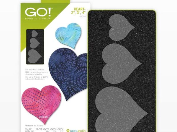Accuquilt GO! Heart - 2, 3, 4 Die