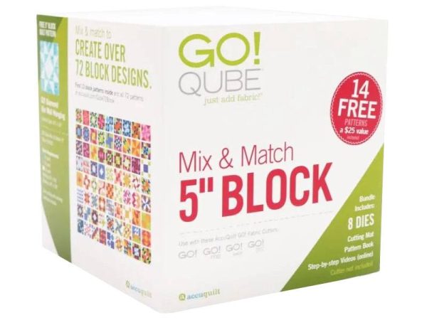 Accuquilt GO! Qube Mix & Match 5 Block Set