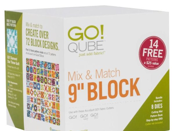 Accuquilt GO! Qube Mix & Match 9 Block Set