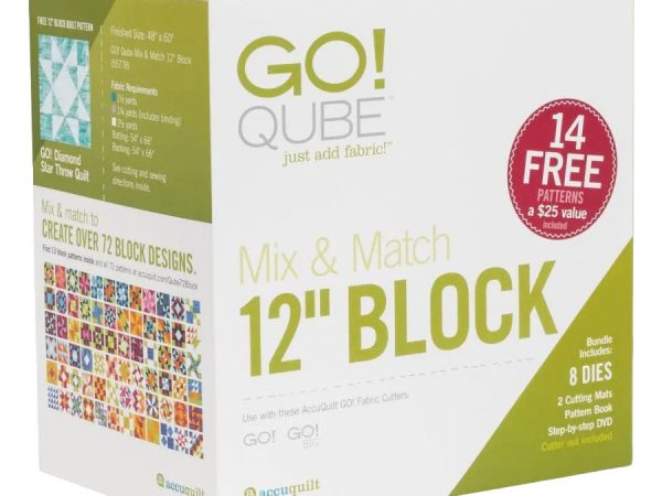 Accuquilt GO! Qube Mix & Match 12 Block Set