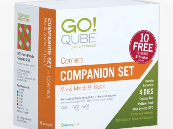 Accuquilt GO! Qube 9 Companion Set - Corners