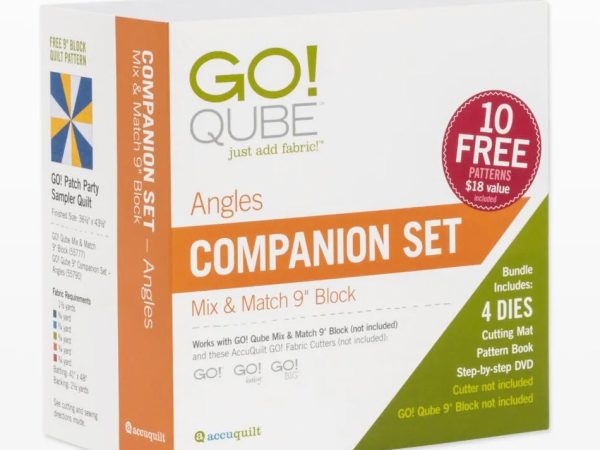 Accuquilt GO! Qube 9 Companion Set - Angles