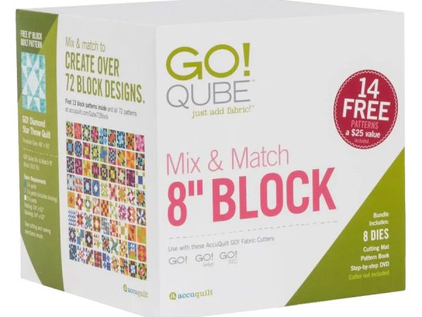 Accuquilt GO! Qube Mix & Match 8 Block Set