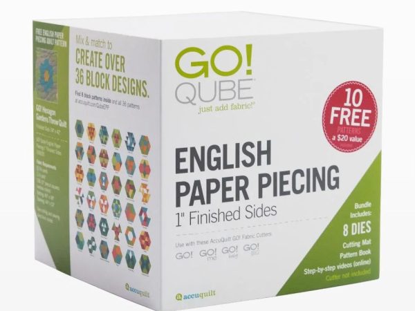 Accuquilt GO! Qube English Paper Piecing (1 Finished Sides)