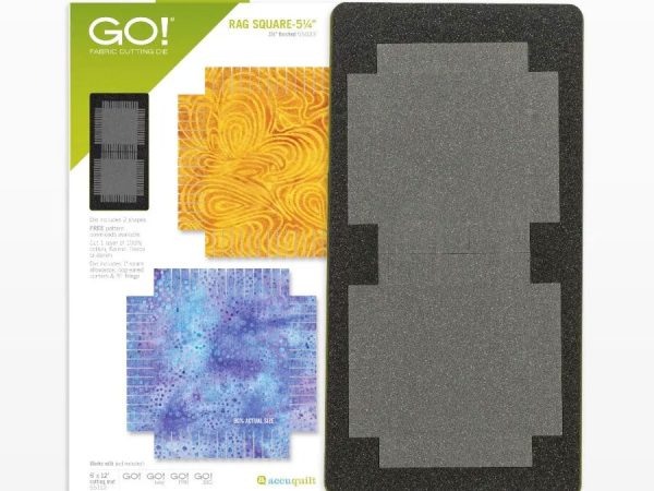 Accuquilt GO! Rag Square 5-1/4 Die