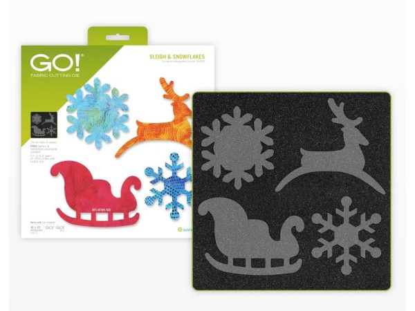 Accuquilt GO! Sleigh & Snowflakes Die