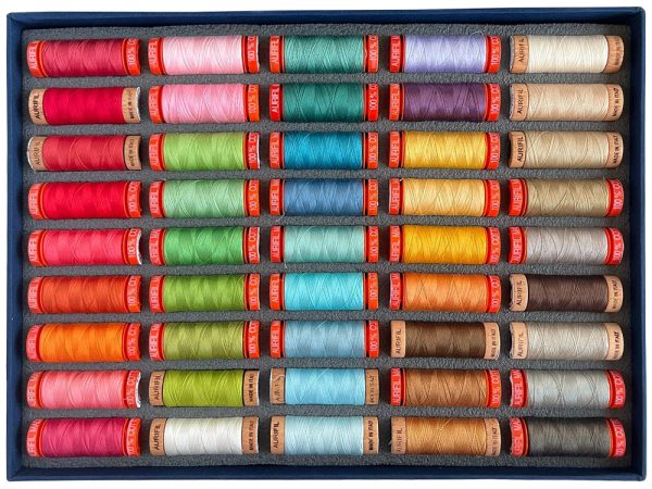 Aurifil Honey Bee Essentials 45 Spool Thread Collection