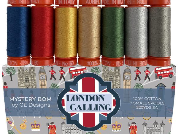 Aurifil London Calling 7 Spool Thread Collection