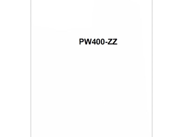 Alphasew PW400ZZ Instruction Manual