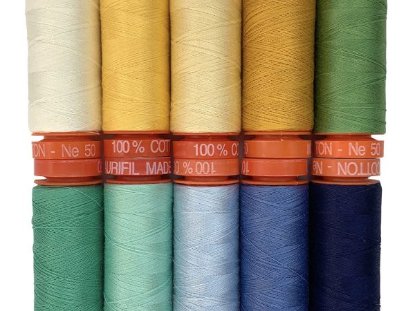 Aurifil Sunflowers in My Heart 10 Spool Thread Collection