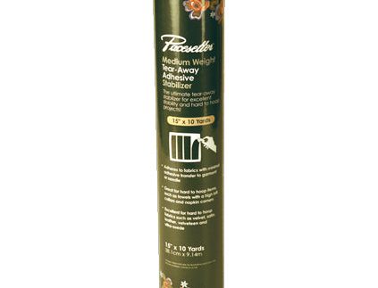 Brother Medium-Weight, Adhesive Tear Away Stabilizer Roll - 10 yds