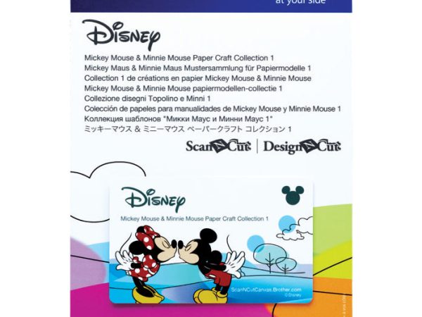 Brother ScanNCut Disney Mickey & Minnie Mouse Paper Design Collection #1 - 26 Patterns