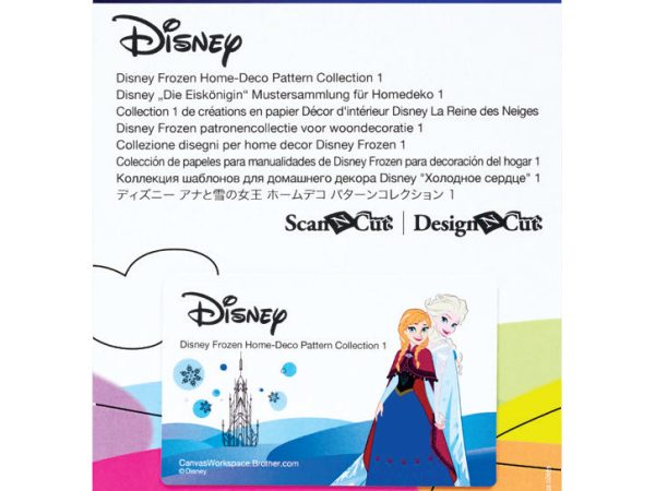 Brother ScanNCut Disney Frozen Home Deco Collection #1 - 27 Patterns