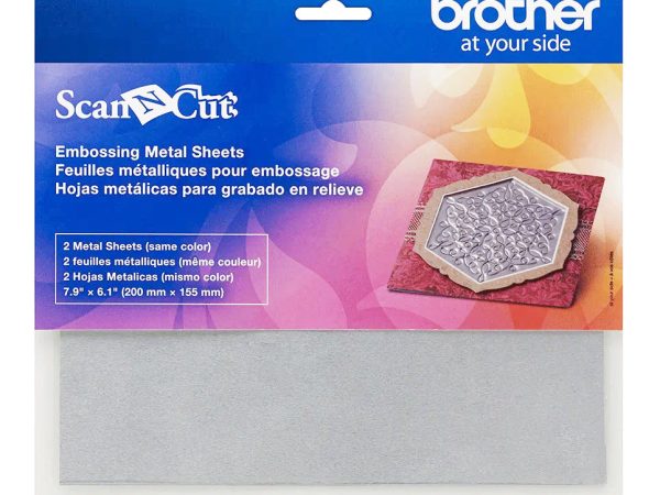 Brother ScanNCut Embossing Silver Metal Sheets