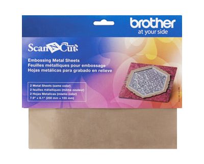 Brother ScanNCut Embossing Brass Metal Sheets