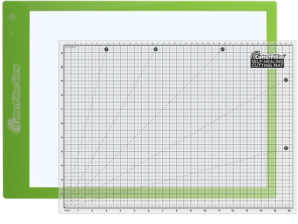 Cutterpillar Glow Basic LED Lightpad & Cutting Mat
