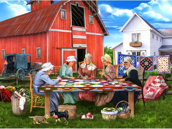 Country Quilting Bee 1000pc Jigsaw Puzzle