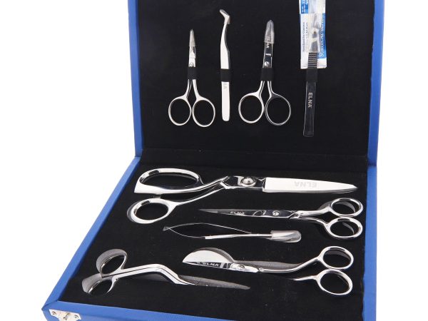 Elna 9pc Sewing & Embroidery Scissors Kit