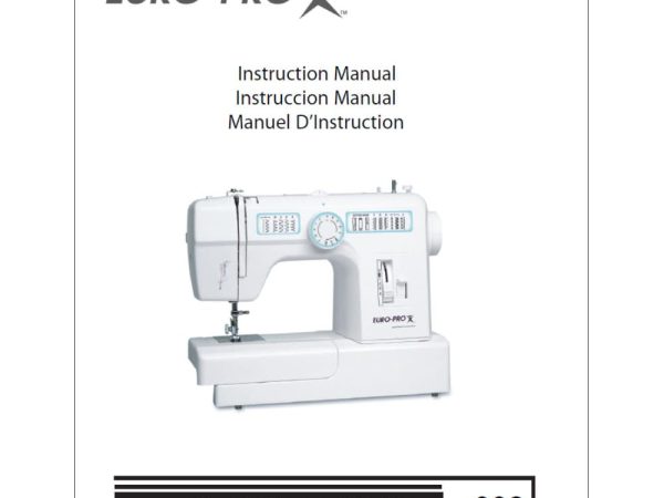 Euro Pro 392 Instruction Manual