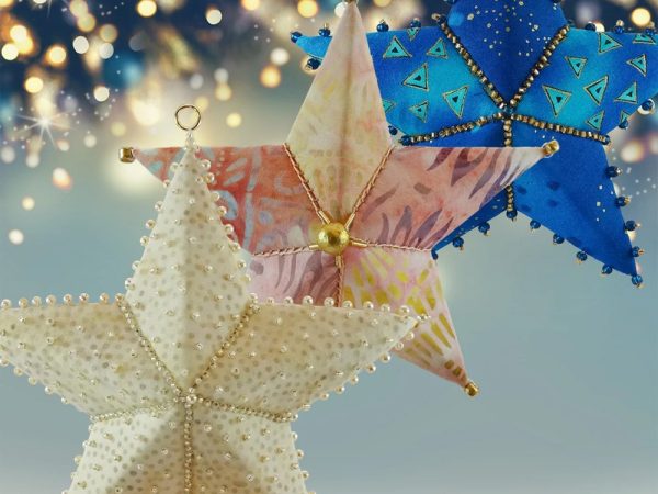 FabriFlair Star Ornament Kit, Dritz