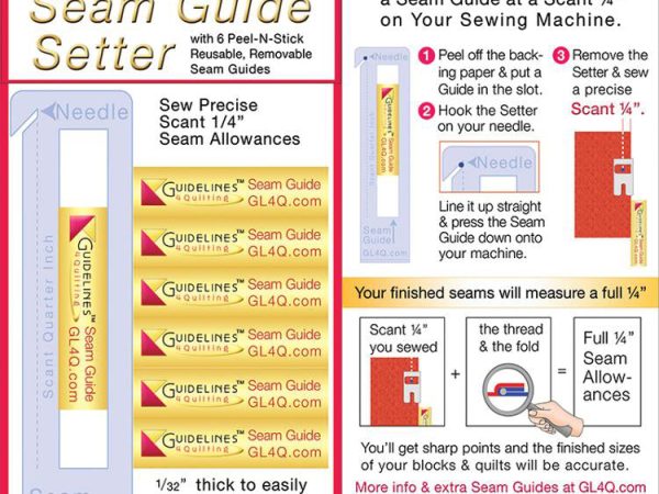 Guidelines 4 Quilting Super Easy Seam Guide Setter