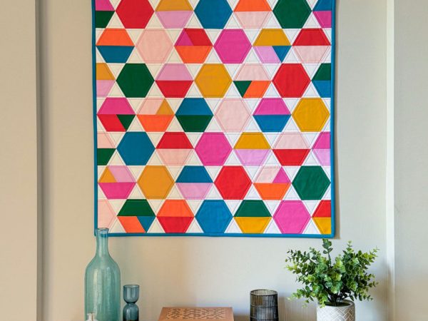 Hexie Fun Mini Quilt Pattern