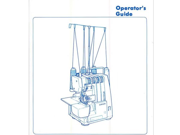 Instruction Manual, Singer 14U236B