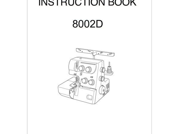 Janome 8002D Instruction Manual