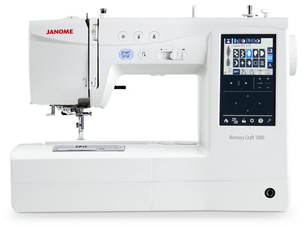 Janome Memory Craft 1000 Sewing & Embroidery Machine w/ FREE Bonus Bundle