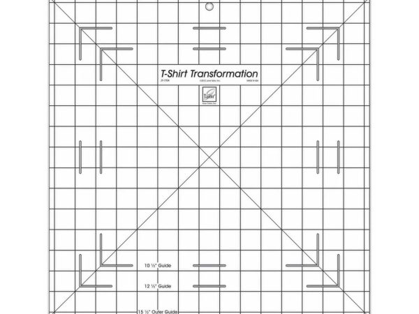 June Tailor T-Shirt Transformation Ruler 15 1/2 x 15 1/2