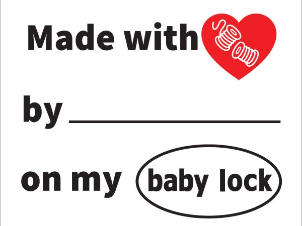 Made with Love Label (10 pack)