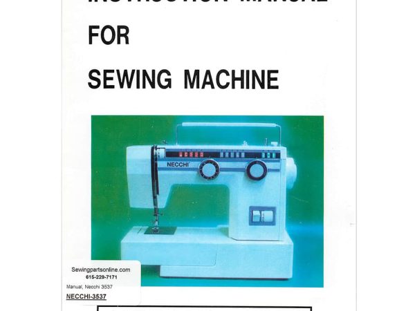 Necchi 3537 Instruction Manual