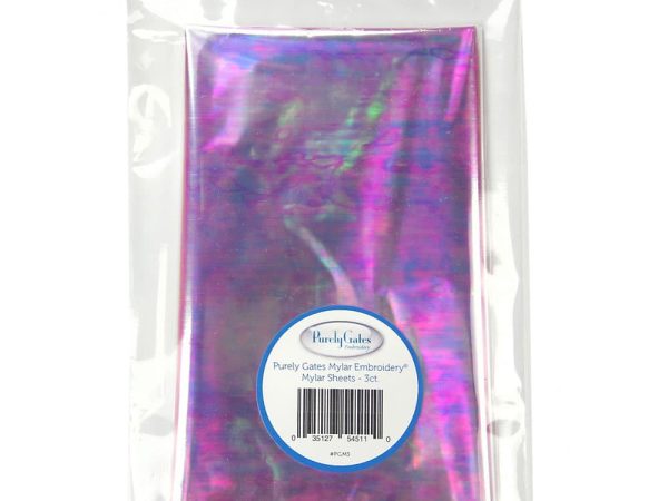 Purely Gates Mylar Embroidery Sheets 18 x 30 (3ct)