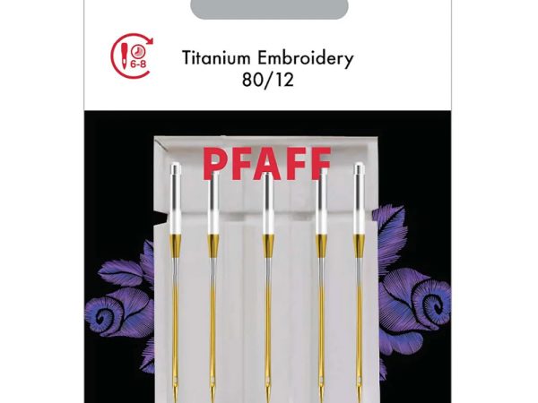 Pfaff Titanium Embroidery Needles, 5pk (130/705H)