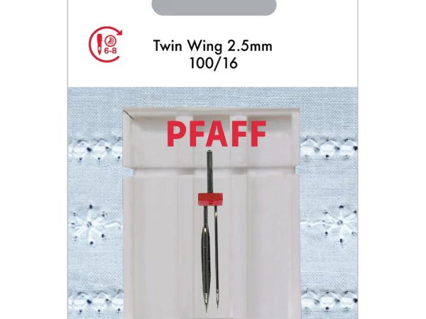 Pfaff Twin Wing Needle, 2.5mm - 100/16