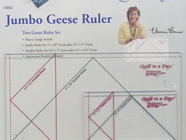 Quilt in a Day, Jumbo Geese Ruler Set
