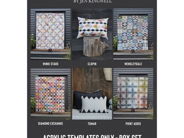 Quilt Recipes Box Set of 6 Acrylic Template