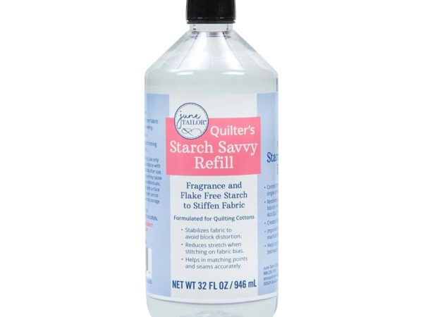 Quilter's Starch Savvy Refill Bottle 32oz, June Tailor